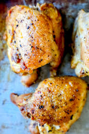 Cook undisturbed until the skin is golden and crispy, using tongs to move the thighs around the pan after 10 minutes to ensure even browning, 15 to 18 minutes total (they will not be cooked through at this point). The Best Easy Baked Chicken Thighs Recipe Sweet Cs Designs