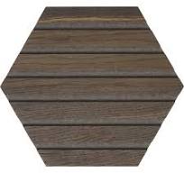 Pannello NON Acustico Hexagon - Rovere Affumicato non trattato
