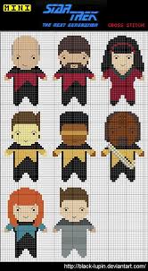 Saturday Crafternoon Geek Love Star Trek Cross Stitch