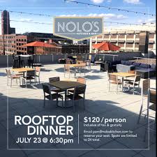 At skyline park, the amusements are accompanied by a concession stand serving classic carnival fare including funnel cakes and frankfurters. Nolo S Kitchen Bar On Twitter We Re Doing It Again Rooftop Dinner Party July 23 Https T Co Ygluykwqak Twitter