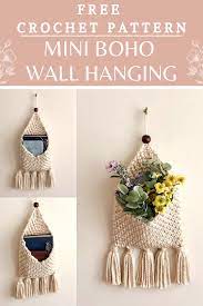 This diy macrame wall hanging from amazing spaces starts with some larks head knots and then some alternating square knots. Multi Function Crochet Mini Hammock Day S Crochet Knit Boho Crochet Patterns Crochet Decoration Crochet Projects