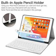 Keyboard Case For New Ipad 7th Gen 10 2 2019 Wireless Bt Auto Sleep Detachable Branded Keyboard Case New Ipad Bluetooth Keyboard Case
