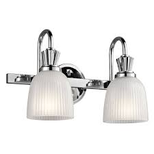 Ip44 rated and double ins. Cora 2 Light Bath Wall Light Chrome Lighting And Lights Uk