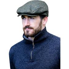 Trinity Grey Herringbone Ivy Cap Made in Ireland, gray : Amazon.de: Fashion