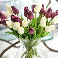 Tulips Artificial Flowers Artificial Flowers Fake Flowers Artificial Flower Bouquet