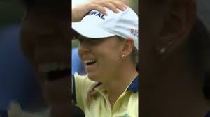 Emma Spitz THIS close to a slam dunk hole-in-one! 🤯