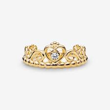 Check spelling or type a new query. Pandora Princess Tiara Crown Ring 18k Gold Plated Sterling Silver Clear From Pandora On 21 Buttons