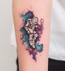 30 Astronaut Tattoo Ideas Cuded In 2021 Tattoos For Guys Astronaut Tattoo Small Tattoos For Guys
