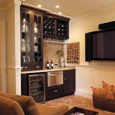 This wine cabinet has a modern look and is made of mdf and dark brown rubber wood veneer. 100 Dry Wet Bar Design Ideas Wet Bar Wet Bar Designs Bar Design