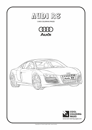 Cool Coloring Pages Vehicles Audi R8 Coloring Page With Audi R8 Cars Coloring Pages Cool Coloring Pages Coloring Pages