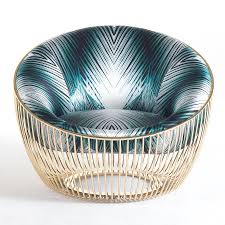 The Jungle Of Roberto Cavalli Home Italia Big Comfy Chair Brass Furniture Armchair