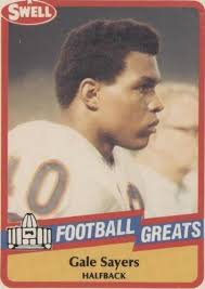 1996 Jimmy Dean Gale Sayers All Time Greats Auto