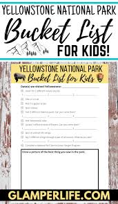 These free worksheets are printable and designed to accommodate any lesson plan for reading that includes phonics. Yellowstone Bucket List For Kids Printable Yellowstone Trip Yellowstone National Park Kids Travel Journal