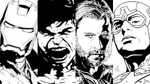 Black And White Marvel Comic Strip Wallpaper Lritchieart S Deviantart Gallery Avengers Drawings Drawing Superheroes Comic Style Art