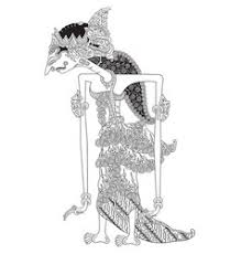 Arjuna twittun dan srikandi twittun desainer: Gambar Wayang Arjuna Hitam Putih Ki Dalang Rohmad Hadiwijoyo