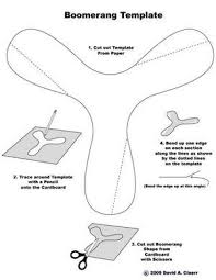 Make A Cardboard Boomerang Australia Crafts Boomerangs Boomerang