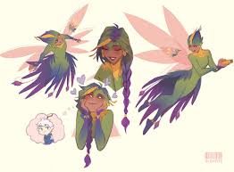 Instead of hair, she has feathers that make a curved upward style. Rise Of The Guardians Aleikats Toothiana Is The Best Fairy Don T Me