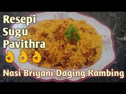 Nasi biryani mempunyai rasa pedas kompas.com/silvita agmasari nasi briyani di omarez cafe & restaurant. Review Resepi Sugu Pavithra Nasi Briyani Daging Kambing Pasti Sedap Youtube