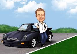 Stolzer Sportwagen Besitzer Sportwagen Autos Und Motorrader Motorrad