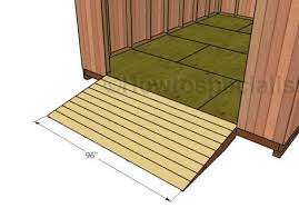 Diy Shed Ramp Plans Howtospecialist How To Build Step By Step Diy Plans Shed Ramp Diy Shed Plans Diy Shed