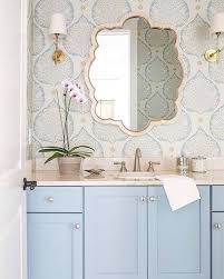 25 Chic Ways To Use Wallpaper In A Guest Bathroom Bathroom Decor Bathroom Inspiration Bathrooms Remodel