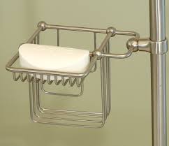 Traditional Riser Mount Shampoo Soap Holder Clawfoot Tub Clawfoot Tub Shower Tub Shower Kits