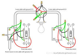 Single Light Between 3 Way Switches With The Power Feed Via The Switch Three Way Switch Electrical Wiring 3 Way Switch Wiring