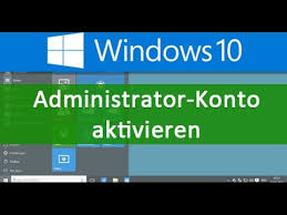 Ø win + x eingabeaufforderung (administrator) ø oder in die suche in der taskleiste cmd.exe ein Administrator Konto Unter Windows Aktiviere Deaktivieren Youtube