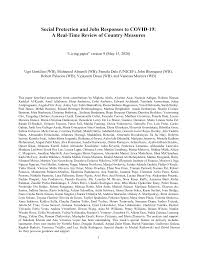 Check spelling or type a new query. Https Www Ugogentilini Net Wp Content Uploads 2020 05 Country Sp Covid Responses May15 Pdf