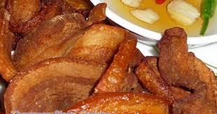 Deep Fried Pork Belly Strips Fried Pork Belly Pork Belly Recipes Sliced Pork Belly Recipe