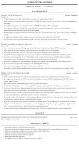 We've been really pleased with their service and i would recommend them to anyone wanting and efficient and quality focused. Finance Services Manager Resume Sample Mintresume
