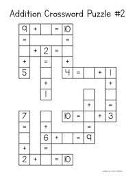 Maybe you would like to learn more about one of these? Simple Addition Crossword Puzzles By Caitlin Willette Tpt