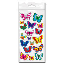 N a 33 1x9 1inch sport outdoor skateboards griffband schmetterling bunte blumen drucken wasserd. Bunte Schmetterling Sticker Von Fahrradaufkleber Shop