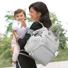 Skip Hop Mainframe Wide Open Diaper Backpack Gray In 2020 Diaper Bag Backpack Large Diaper Bag Backpack Large Diaper Bags