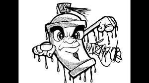 How To Draw Graffiti Spray Can Graffiti Character Hq Graffiti Karakter Youtube