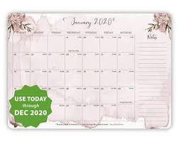 Printable Calendar 2021 Large Wall Calendar 2021 2022 Calendar Etsy In 2020 Printable Calendar Printable Calendar 2020 Kids Calendar