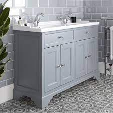 Buy it direct ltd is a limited company registered in england. Milano Thornton Light Grey 1200mm Traditional Vanity Unit With Double Basin