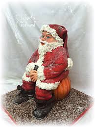 Weihnachtsmann am stiel erfreut klein und groß. Santa Claus Cake Weihnachtsmann Kuchen Torte Urlaub Kuchen Weihnachtskuchen Weihnachtsmann