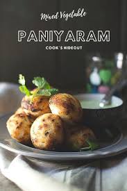 Mixed Vegetable Paniyaram Aka Ponganalu Are A Quick And Easy To Make Breakfast Snack Dish Made With In 2020 Mixed Vegetables Paniyaram Recipes Easy To Make Breakfast