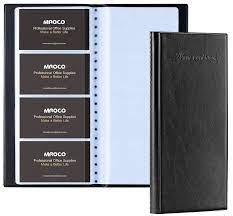 How to make a slim leather card wallet. Mroco Business Card Organizer Book Business Card Holder Book Pu Leather Business Credit Card Holder Book For Men Name Card Holder Book Slim Wallet Card Holder For Men Capacity 400 Cards Black