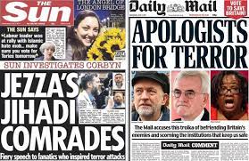 The daily express uses its front page to comment on video footage which emerged on tuesday, appearing to show england's chief medical officer, prof chris whitty, being accosted by two men in a. Daily Mail And Sun Launch Front Page Attacks On Corbyn As Fleet Street Lines Up Behind Theresa May Press Gazette