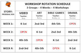 4 man rotation schedule : 4 And 5 Week Rotation Schedule Examples 2 To 5 Rotating Group Examples Rotation Org