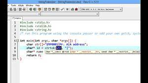 For example, we have a comma separated list of items from a file and we. C Programming String Tokenizer String Splitter Strtok Function Youtube