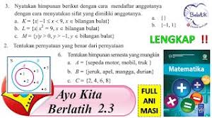 Jawaban dari latihan 7 2 mtk hal 129 130 semester 2 adalah bersama. Lengkap Ayo Kita Berlatih 2 3 Kelas 7 Smp Mts Semester 1 Himpunan Matematika Bse Halaman 130 131 Youtube