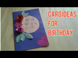 This craft project is a card that everyone would appreciate and love to receive. Diy How To Make Simple Birthday Card For Friend Make A Easy Birthday Card For Friend