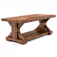 It hasn't exhausted the thought of looking during a physical store, however it gave the shoppers an alternate suggests that to buy and a much bigger. Weathered Wood Rustic Trestle Coffee Table