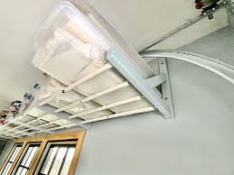 Installing overhead garage storage is a great way to gain storage space while sacrificing zero floor if the joists run parallel to the cleat, you have two choices: Overhead Garage Storage Diy South House Designs