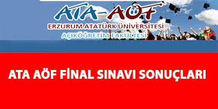 Sınav yeri tercihinde bulunabileceğiniz, sınav notlarınızı öğrenebileceğiniz Ata Aof Final Sinav Sonuclari