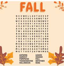 Puzzle the mind with three different versions. 6 Best Free Printable Fall Word Searches Printablee Com