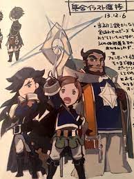 Bravely Second Art Book Bravely Default Character Design Character Art